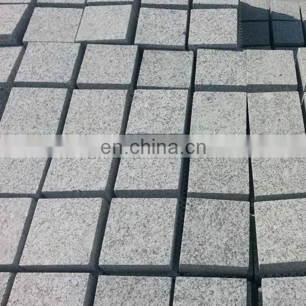 Natural black stone paving stone patio parking