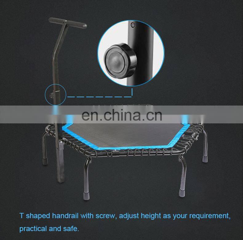 Wholesale Commercial Body Exercise Outdoor Trampoline Round Fitness Mini Folding Trampoline