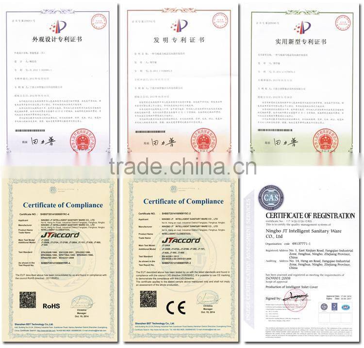 Factory wholesale white ceramic with floor mounting smart automatic toilet