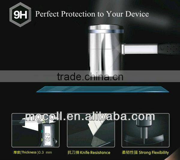 0.33mm Round Cutting Japan Asahi Tempered Glass Screen Protector For Sony Xperia Z2 L50T With Nippa Glue