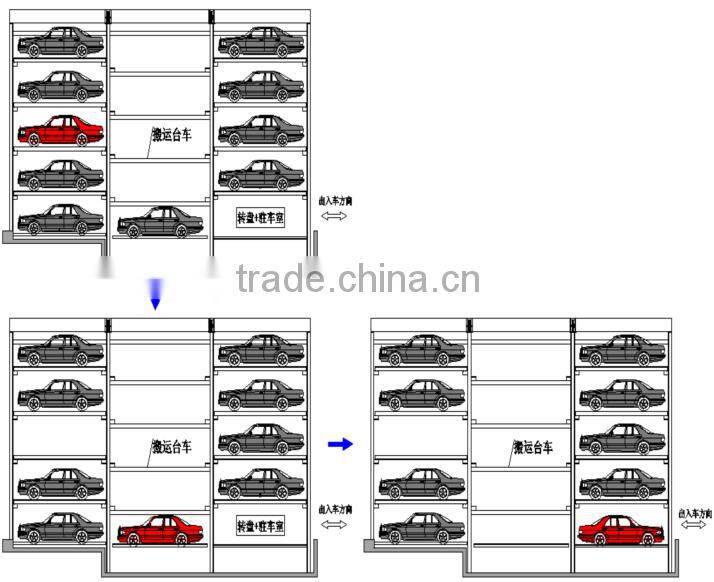 high quality intelligent car stacking parking system
