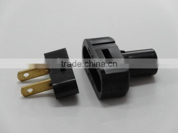 Upgrade Top safety & Convenience power cord US 2pin rewirable plug US power cord Embedded plug with ULapproval