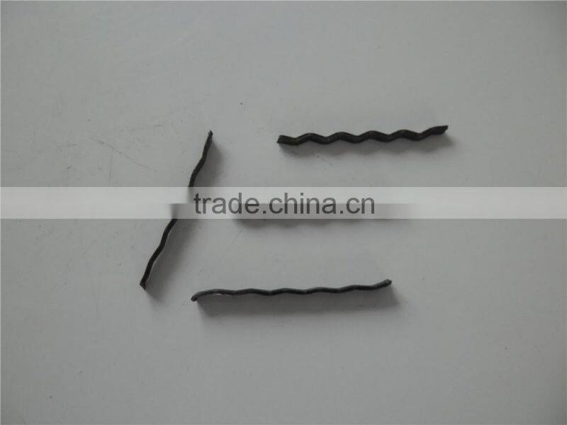 Crimped steel fiber for shotcrete