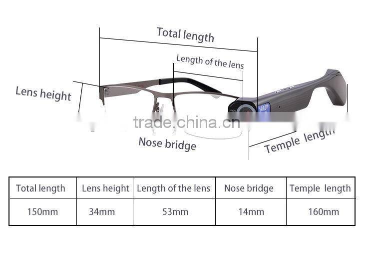 Full HD Camera Glasses Video Recording Sport Glasses DVR Eyewear