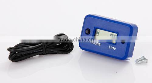 Waterproof Digital Inductive GAS engine Hour Meter for motorcycle atv generator lawn mower outboard boat marine snowblower UTV
