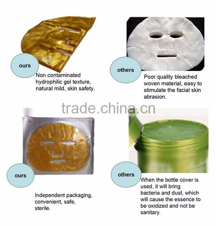 Crazy OEM Anti-wrinkle Gold Bio-Collagen Face Mask
