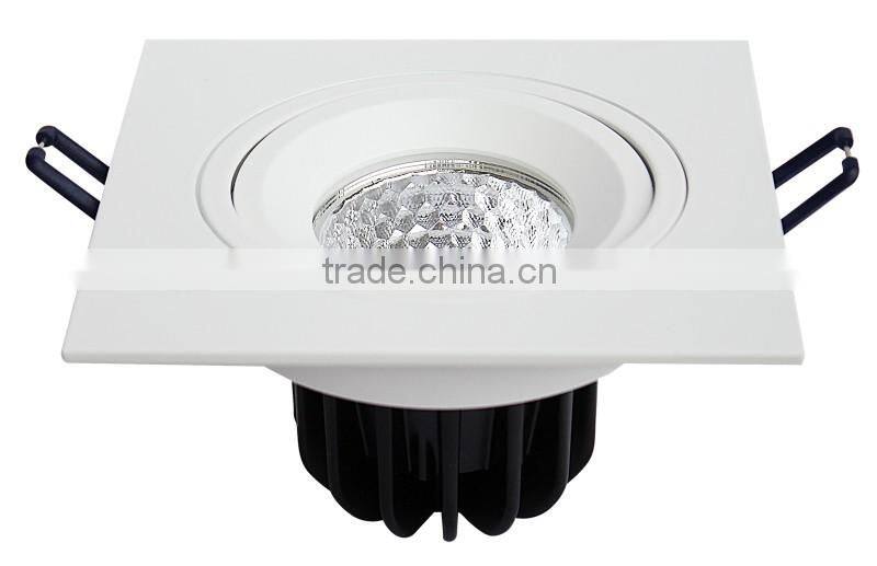 Manufacturer 10W 20w 30w COB led down light square recessed CE ROSH