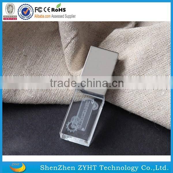 wholesale crystal usb flash drive for promotional gifts 4gb 8gb thumb drive