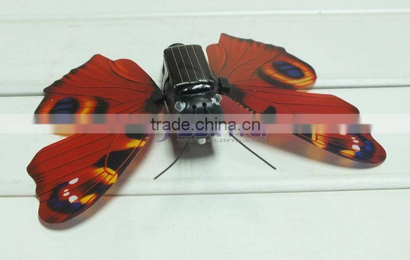 Christmas 3 Years Boy Love Enducation Toy Fly Insect Sunlight Energy Solar Butterfly