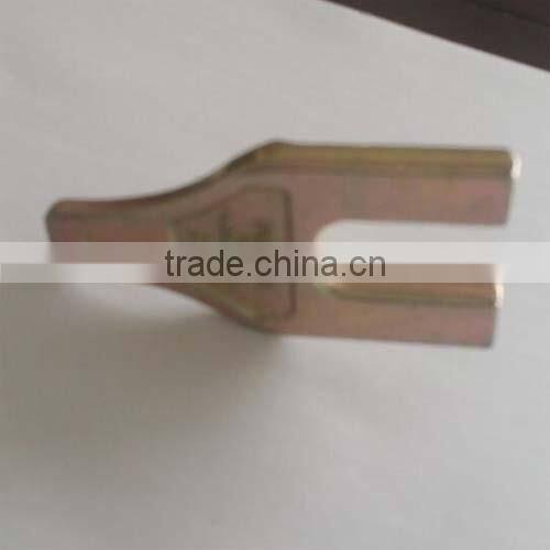 Forged drill auger teeth with tungsten carbide brazed