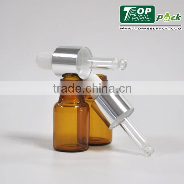 10ml Amber Glass Bottle with Dropper for Liquid/Amber Essential Oil Bottle
