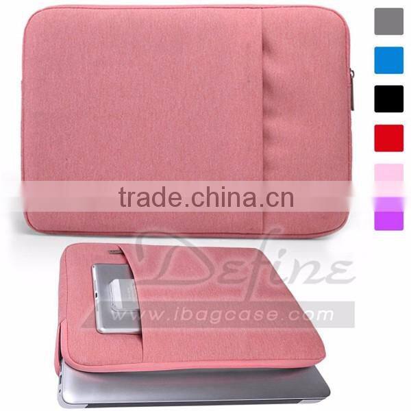Waterproof Fabric Laptop Sleeve Case Bag Notebook Bag Case For Apple MacBook Pro