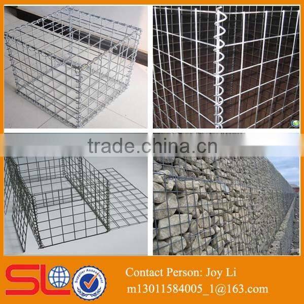 5*10 Mesh Size Welded Mesh Gabion Box (ISO Factory)