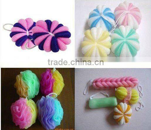 Mesh Puff/bath accessories face cleaning sponge