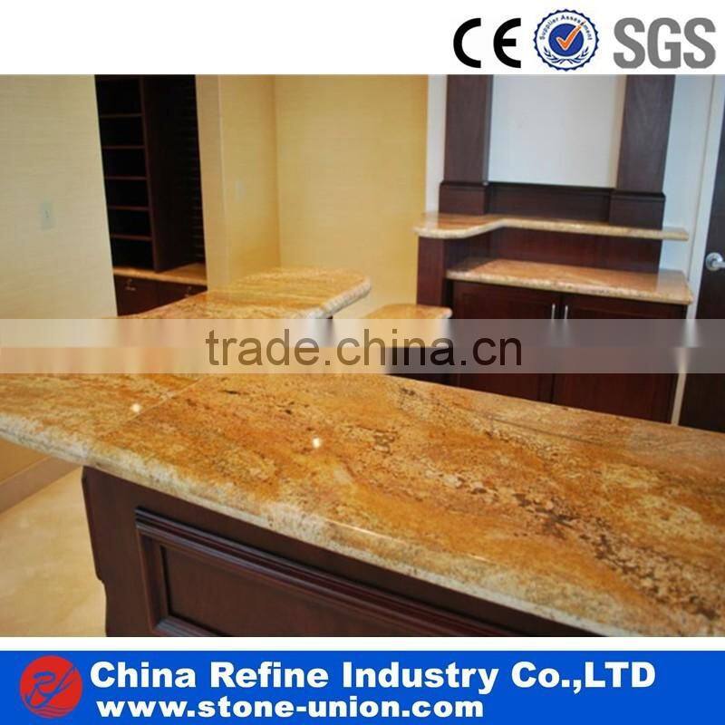 Imperial gold granite kitchen countertop