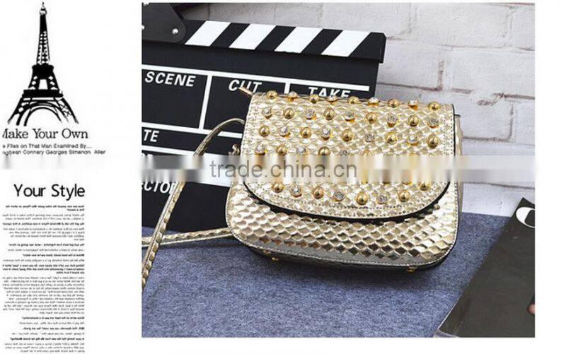 2015 new design ladies mini shoulder handbag for stock