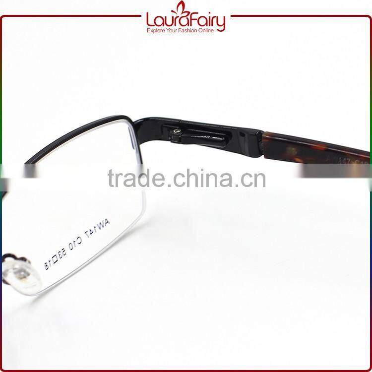 Laura Fairy Most Popular 2016 Black Spring Hinge Eyeglasses Optical Frame For Men
