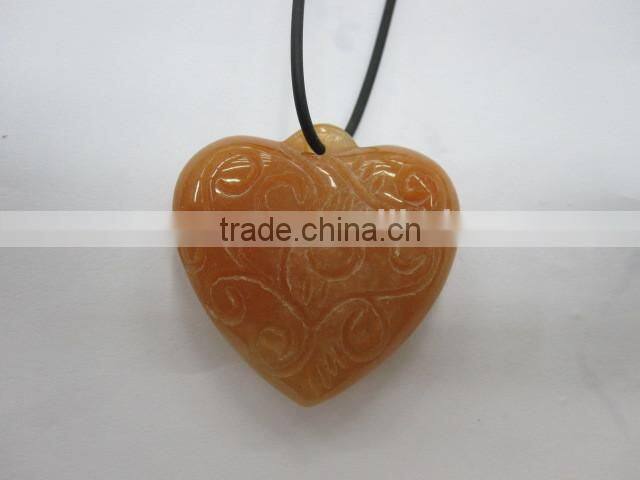 Heart shape mixed stone jewellery pendant manufacturer