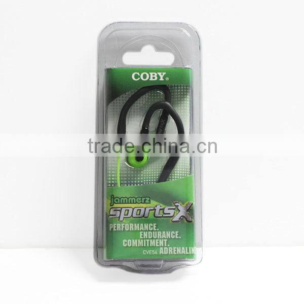 New stylish stereo sports ear hanging ear hook headphones with mic