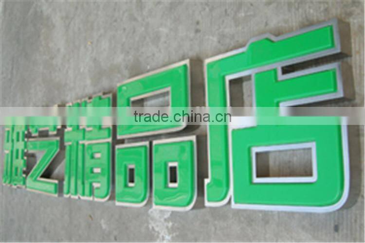 cheap price lighted Blister led in words Stainless Steel outside