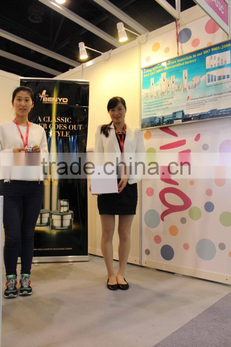 high end double wall bottom price cosmetic clear acrylic jar