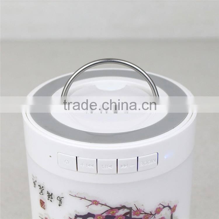 Mini Music Bluetooth Speaker Led Color Changing Smart Sensitive Touch Table Lamp