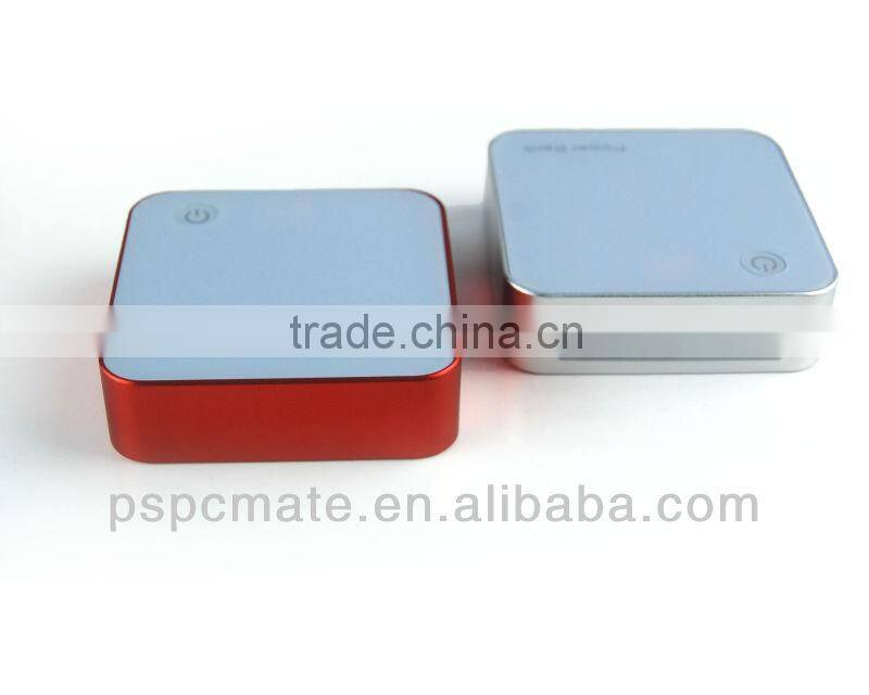 Square power bank with led screen