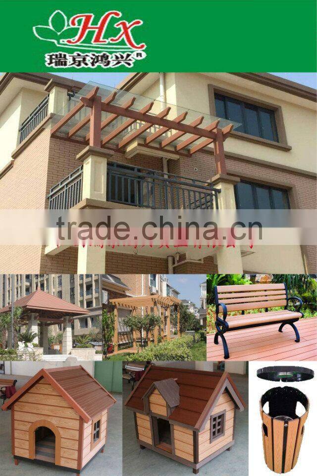 Wood plastic composites material dustbin