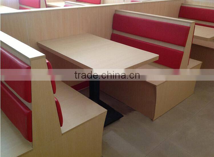 double restaurant booth/booth seating/restaurant furniture