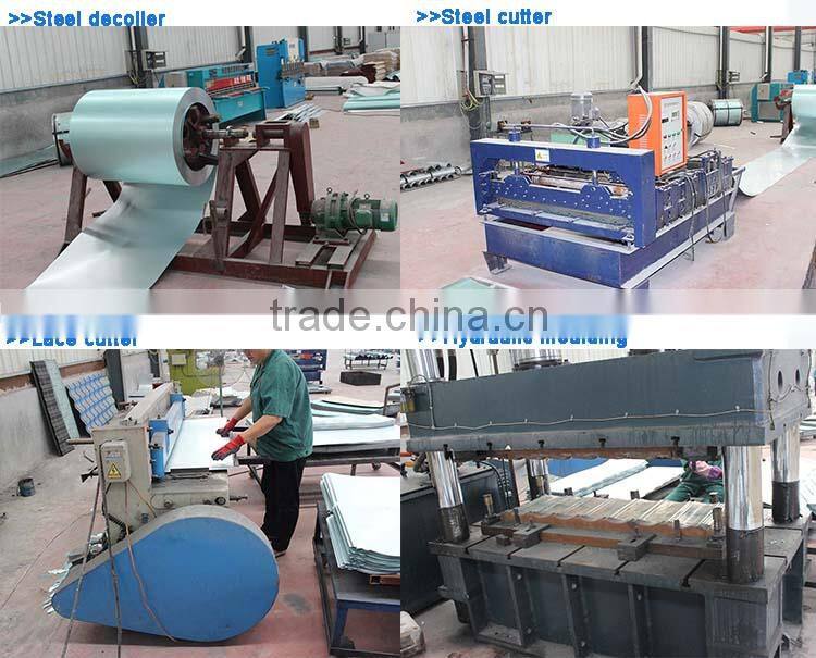 Trade assurance china product stone coated sheet forming machine,tile making machine for sale