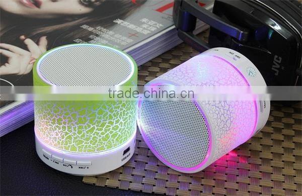 2016 Factory Price High Quality Mobile Bluetooth Wireless Mini Speaker With Led Flashing Light 2016 New Innovative Product