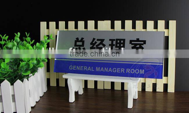 cutomized acrylic Office sign boards. Plastic guide board for office