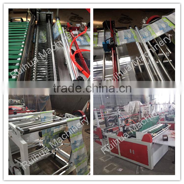Heat Cutting Side Sealing Plastic PP PE Bag Making Machine