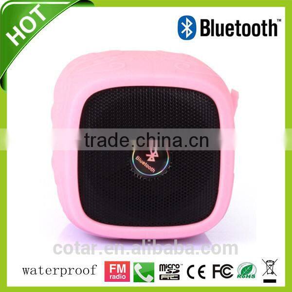 2016 Factory Wholesales Mini Wireless Waterproof Mushroom Bluetooth Speaker With Silicone Case