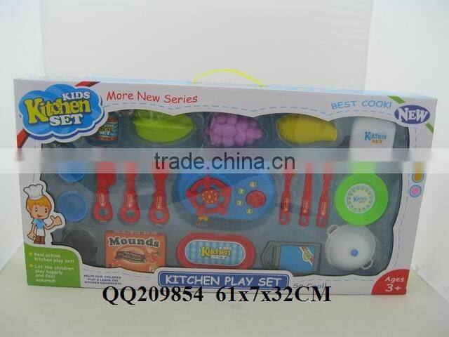 Funny plastic kitchen play toy set ,cooker play set for boys & girls
