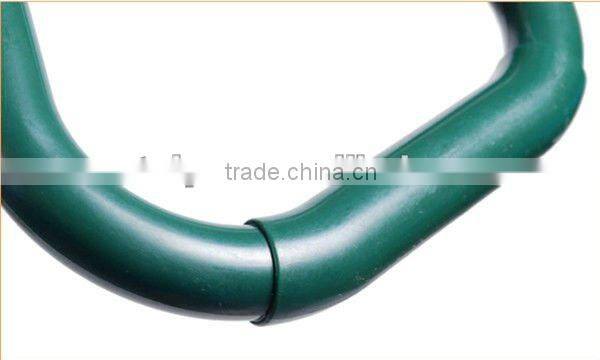 wooden trapeze bar swing with triangle rings