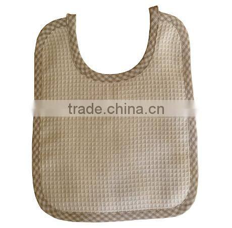 Waffle off-white linen fabric