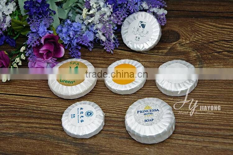 cheap wholesale round disposable hotel small soap for 3-5 star hotel