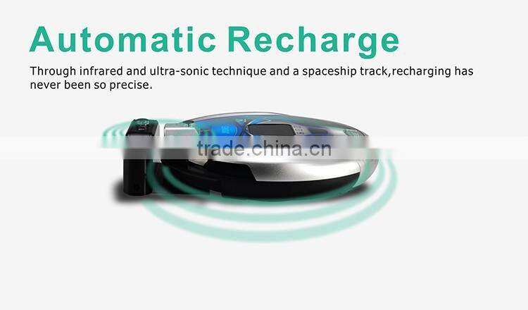 mobile phone controlled working long time vacuum cleaner robot
