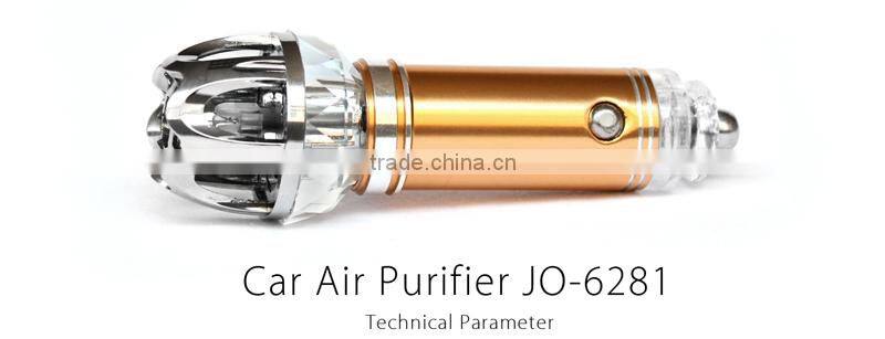 2015 New Products Negative Ion Car Air Purifier with Light