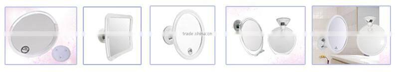 Swivel Round Fog free bathroom shower mirror Chromed