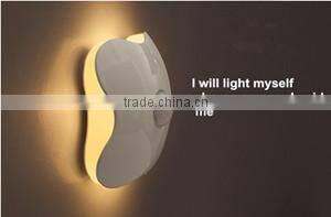 2016 smart USB recharge clovers body sensor LED nightlight