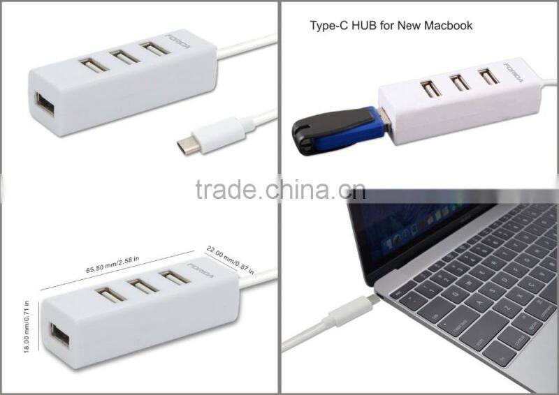 Forida NEW mini portable usb 3.1 type c hub
