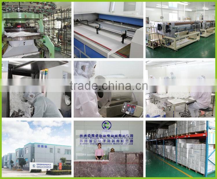 1009SLE disposable lint-free 100% polyester Cleanroom wiper cloth