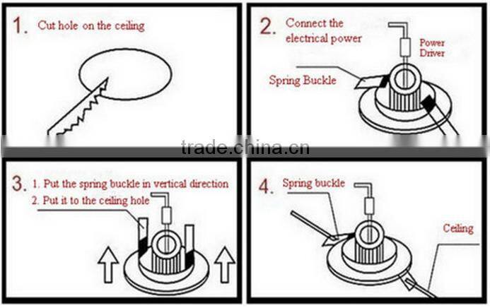 Modern Design 6Inch 7Inch 15W LED Commercial Downlight for Sale
