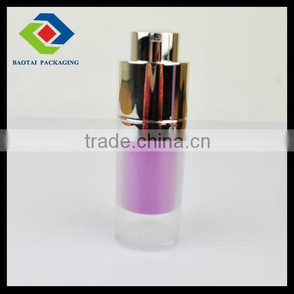 new 15ml plastic bottle for scrub beauty wrinkle cream