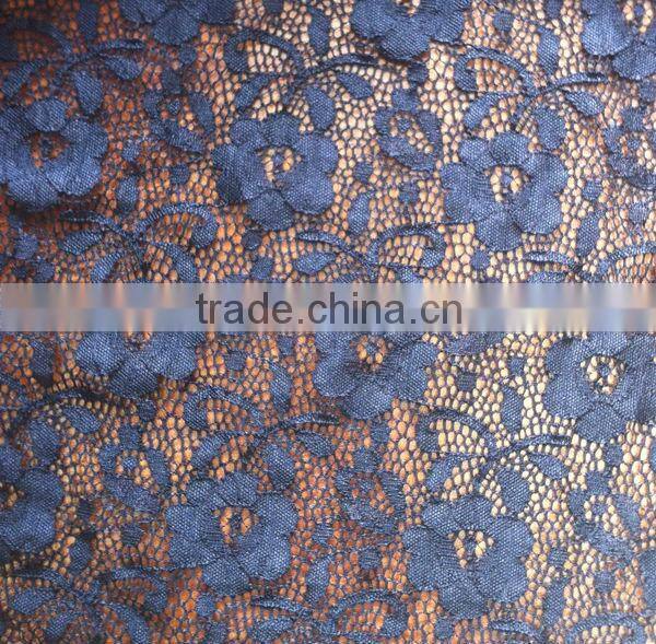 8807# lastest design elastic nylon lace fabric in bulk
