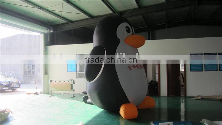 customized inflatable penguin model for advertising