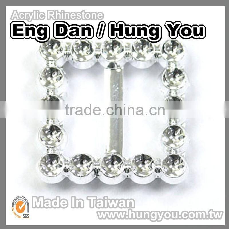 Machine Cut Taiwan Bling Small Square Buckles For Garment Accessories