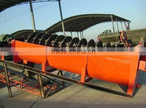 China New Enviromental Artifical Single Spiral Sand Washer Machinery
